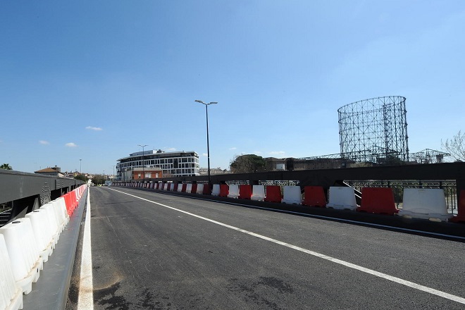 Roma, riaperto il nuovo ponte dell’Industria