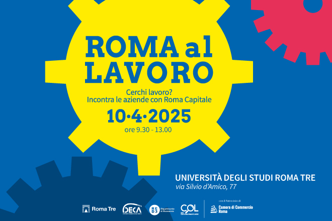 “Roma al Lavoro”, il 10 aprile opportunità per chi cerca occupazione